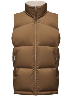 12 STOREEZ Bodywarmer met trechterhals - Bruin