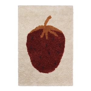 Ferm living Fruiticana Vloerkleed - Strawberry Large Ferm living Fruiticana Vloerkleed - Strawberry Large