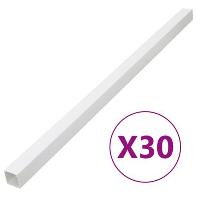VidaXL Kabelgoot 60x40 mm 30 m pvc