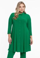 Yoek Blouse-jurk | Groen | Maat 58/60