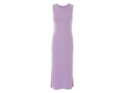 esmara Dames jurk met ribstructuur (Lila, XS (32/34))