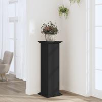 Plantenstandaard 33x33x100 cm bewerkt hout zwart