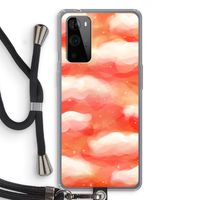 Lichte Wolken: OnePlus 9 Pro Transparant Hoesje met koord