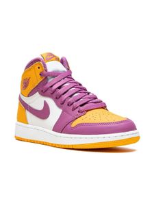 Jordan Kids "baskets montantes Air Jordan 1 Retro OG ""Brotherhood""" - Jaune