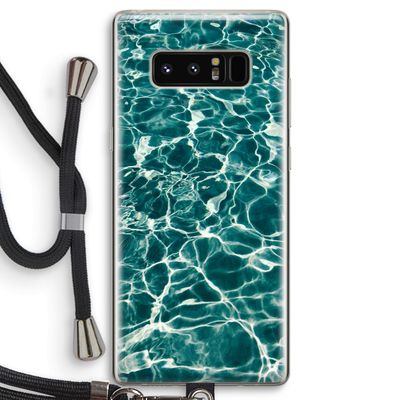 Weerkaatsing water: Samsung Galaxy Note 8 Transparant Hoesje met koord