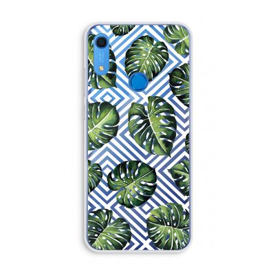 Geometrische jungle: Huawei Y6s Transparant Hoesje