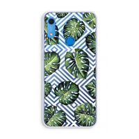 Geometrische jungle: Huawei Y6s Transparant Hoesje