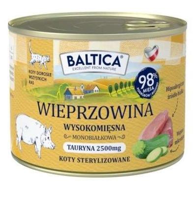BALTICA Smaki regionów Pork - nat kattenvoer - 185g
