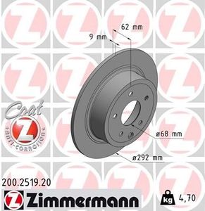 Remschijf Coat Z 200251920