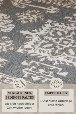 Hanse Home - Terrain Designer Shortpile Rug Flöde Grey Brown - 120x170 cm