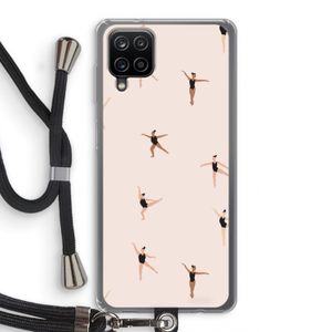 Dancing #1: Samsung Galaxy A12 Transparant Hoesje met koord