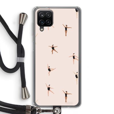 Dancing #1: Samsung Galaxy A12 Transparant Hoesje met koord