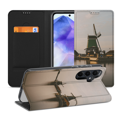 Stand Case Hoesje Maken voor de Samsung Galaxy A55 | Eigen telefoonhoesje ontwerpen | Op maat gemaakt