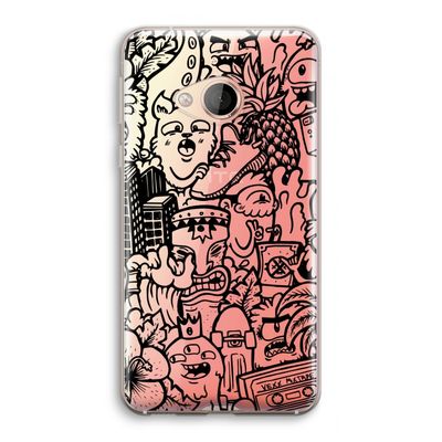 Vexx Black Mixtape: HTC U Play Transparant Hoesje