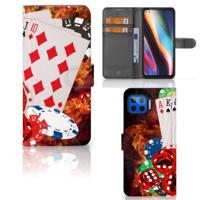 Motorola Moto G 5G Plus | Wallet Case | met Pasjes | Casino