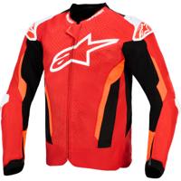ALPINESTARS T-GP Air Jacket, Doorwaai motorjas heren, Helder Rood-Rood Fluo-Zwart