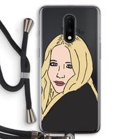 Mary Kate: OnePlus 7 Transparant Hoesje met koord