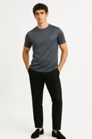 Richesse Shiny Essential T-Shirt Heren Donkergrijs - Maat L - Kleur: Donkergrijs | Soccerfanshop