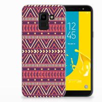 Samsung Galaxy J6 2018 TPU bumper Aztec Paars - thumbnail