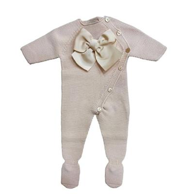 Condor beige babypakje met strik
