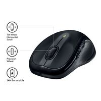 Logitech Wireless Mouse M510 Muis Radiografisch Laser Zwart 5 Toetsen 1000 dpi - thumbnail