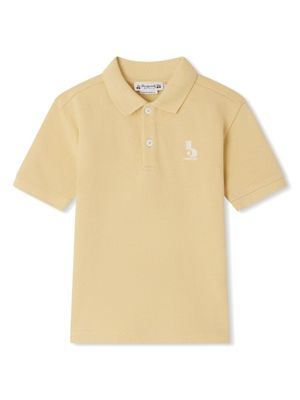 Bonpoint haut à logo brodé - Jaune