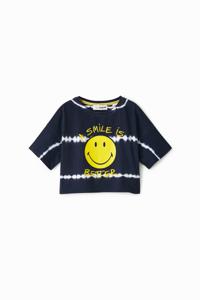 Gestreept T-shirt met Smiley® - BLUE - 5/6