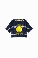 Gestreept T-shirt met Smiley® - BLUE - 5/6 - thumbnail