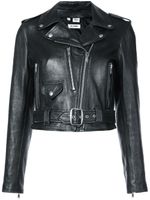 RE/DONE veste de moto crop - Noir