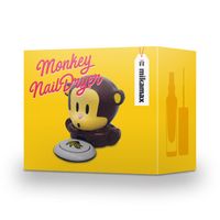 Nageldroger Aapje - Draadloos - Compact Formaat - Mr. Monkey Nail Dryer - Groen/Zwart - thumbnail