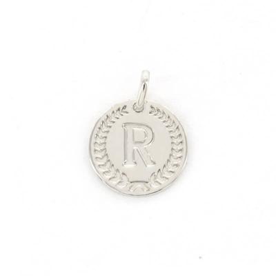Imotionals Ronde Kettinghanger Letter R Zilver