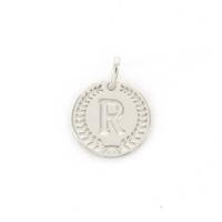 Imotionals Ronde Kettinghanger Letter R Zilver