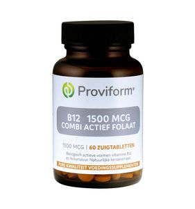 Vitamine B12 1500 mcg combi actief folaat