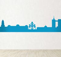 Sticker skyline Brussel