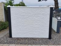 Berton Nostalgiemotief plaat smal wit/grijs 184 cm Tuindeco - Tuindeco