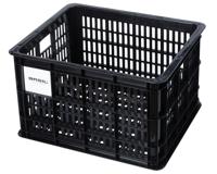 Gerecyclede fietskrat Basil Crate M 29.5 liter 35 x 45 x 25 cm - black Gerecyclede fietskrat Basil Crate M 29.5 liter 35 x 45 x 25 cm - black