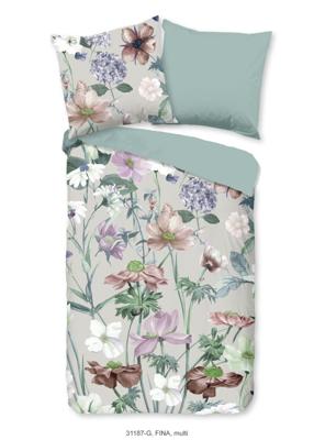 Good Morning Dekbedovertrek "bloemen" - Multi - (155x220 cm) - Katoen