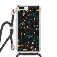 Terrazzo N°10: iPhone 7 PLUS Transparant Hoesje met koord