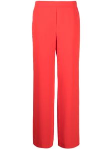 P.A.R.O.S.H. pantalon droit à fini satiné - Rouge