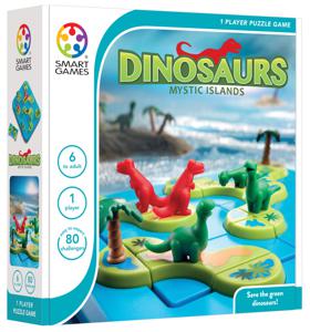 SmartGames Dinosaurs - Mystic Islands leerspel Nederlands, 1 speler, Vanaf 6 jaar, 80 opdrachten