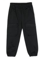 DONDUP KIDS pantalon de jogging à plaque logo - Bleu - thumbnail