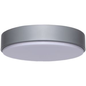 LED Plafondlamp - Aigi Santi - Opbouw Rond 20W - Helder/Koud Wit 6500K - Mat Grijs - Aluminium