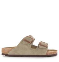 BIRKENSTOCK - Arizona slippers taupe Suede Unisex