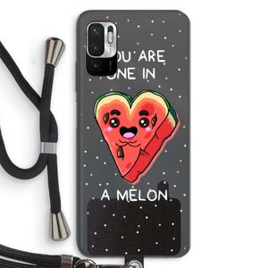 One In A Melon: Xiaomi Redmi Note 10 5G Transparant Hoesje met koord