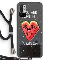 One In A Melon: Xiaomi Redmi Note 10 5G Transparant Hoesje met koord