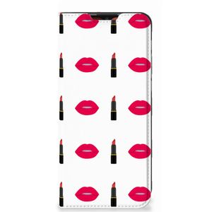 Motorola Moto E7 Power | E7i Power Hoesje met Magneet Lipstick Kiss