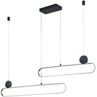 LED Hanglamp 54W - Dimbare Rechthoekige Verlichting - Zilver Aluminium