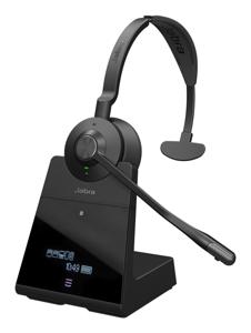 Jabra Engage 75 Mono Headset Draadloos Hoofdband, Neckband Kantoor/callcenter Bluetooth Zwart