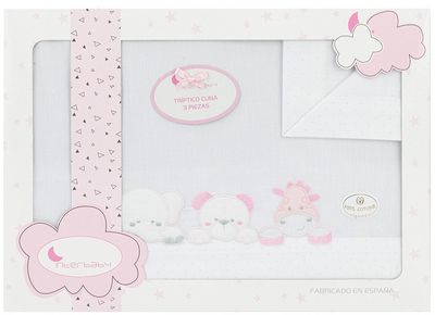 Interbaby bedtextiel dieren 80 x 40 cm katoen