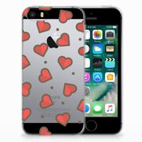Apple iPhone SE | 5S | TPU bumper | Hearts